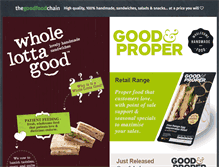 Tablet Screenshot of goodfoodchain.co.uk